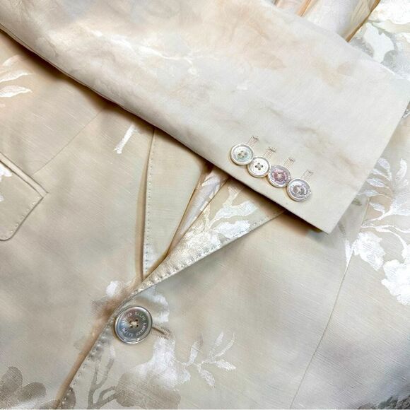 Ralph Lauren Resort ‘24 Collection Parker Floral Jacquard Single-Breasted Jacket - Picture 7 of 17